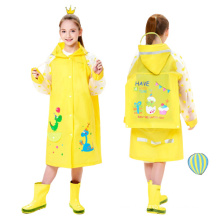 2021 New Cute Kids Boys Girls Clear EVA Raincoat